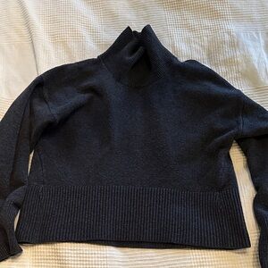 a new day Women's Charcoal Turtleneck Sweater